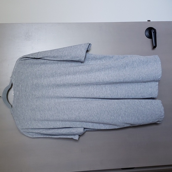 Unisex Top Gun "Inverted" V-Neck Short Sleeved Tee Gray - Size XXL - Picture 3 of 5